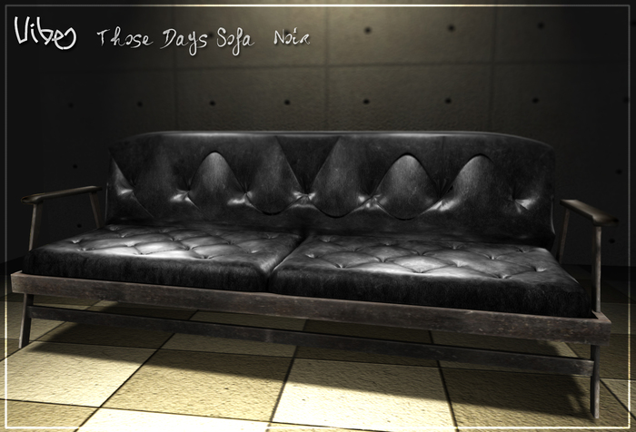 VIBES - Those Days Sofa Noir BOX