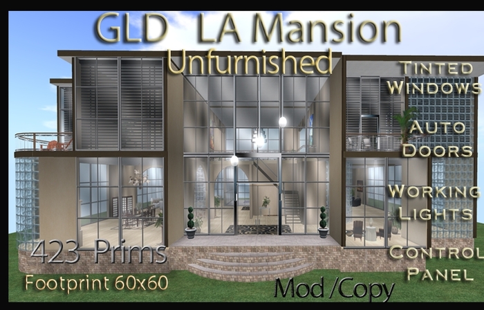 GLD LA Mansion Unfurnished 