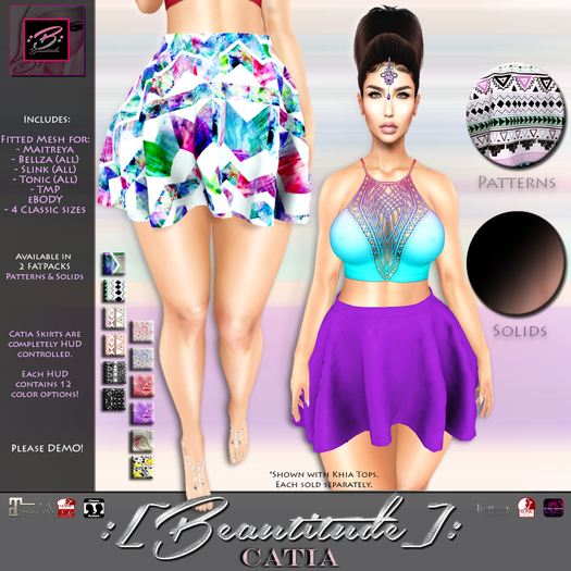 :[Beautitude]: Catia Skirts [Patterns] 