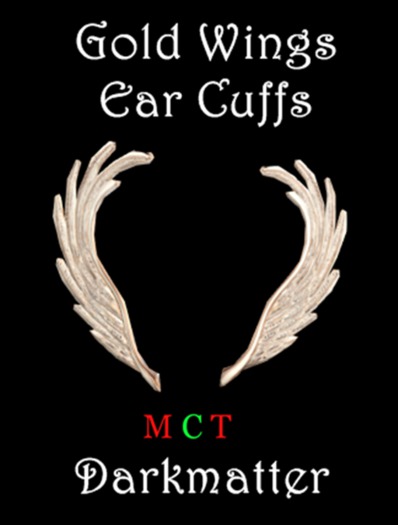 Gold Angel Wing Ear Cuff