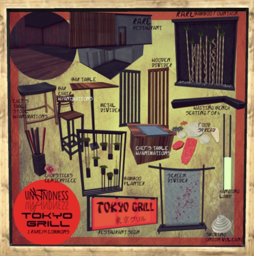 uK - Tokyo Grill Screen Divider