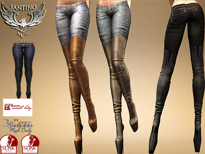 Santino Design-Pant&Boot-Darkblue