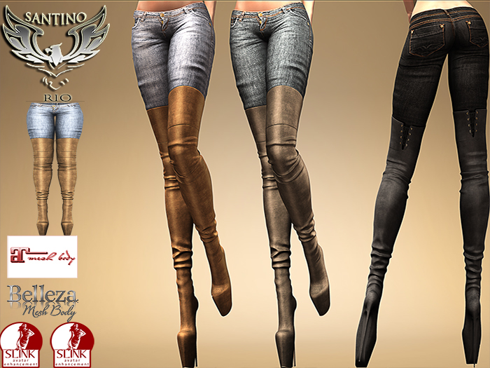 Santino Design-Pant&Boot-Iceblue