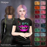 /Wasabi Pills/ Harper Mesh Hair - Fireworks