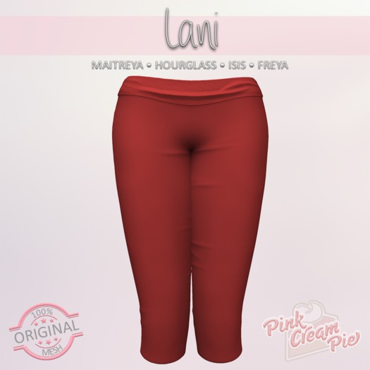 !PCP :: Lani Capris [Sangria]