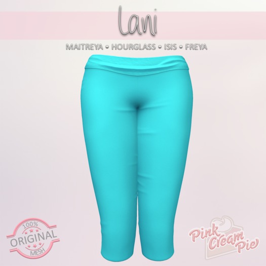 !PCP :: Lani Capris [Turquoise Blue]