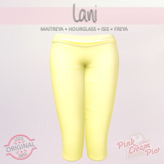 !PCP :: Lani Capris [Yellow]
