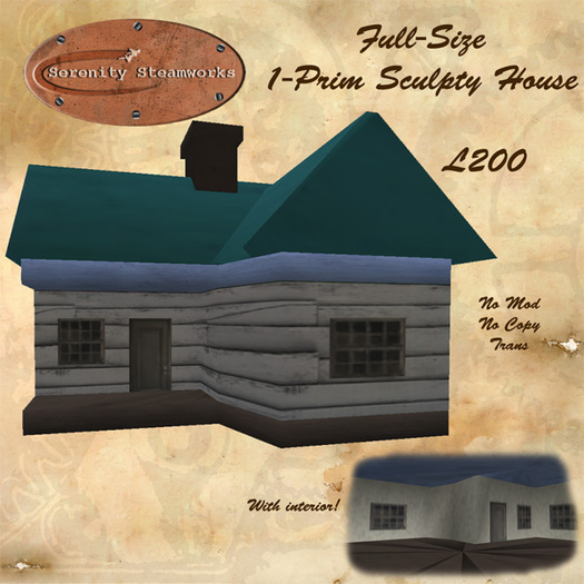 1-Prim Sculpty House