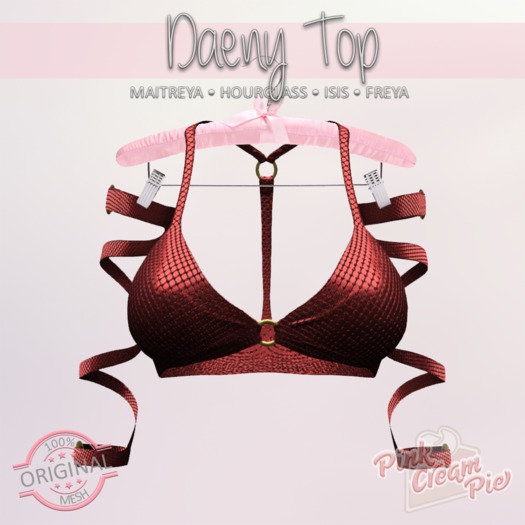!PCP :: Daeny Top [Sangria]