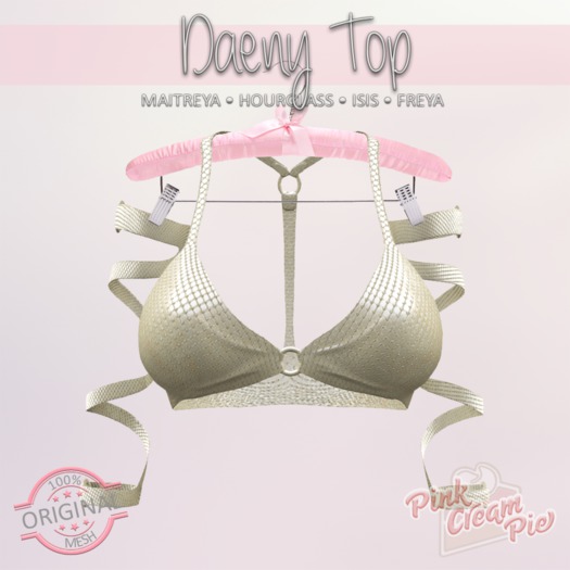 !PCP :: Daeny Top [White Gold]