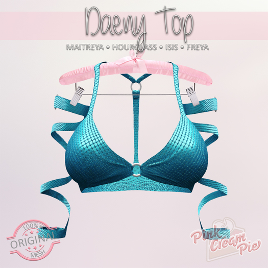 !PCP :: Daeny Top [Turquoise Blue]