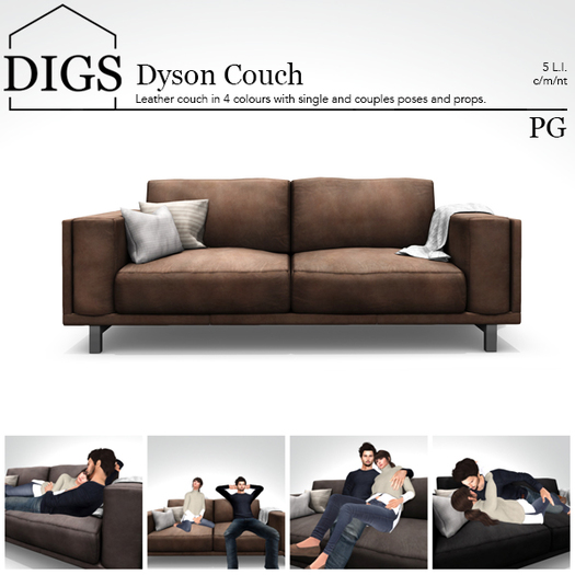 DIGS - Dyson Couch - PG (Boxed)