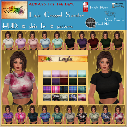 NUTS Inc - Layla Cropped Sweater - Wear/Add me