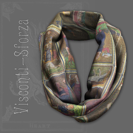 *pm* Tarot Infinity Scarf: Visconti-Sforza