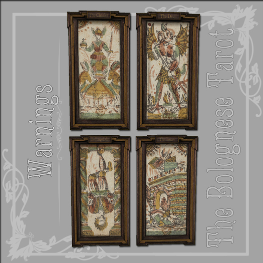 *pm* The Bolognese Tarot: Warnings