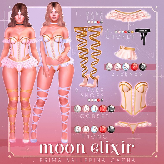 Moon Elixir - Prima Ballerina - 07 - Freya - Sleeves - Red