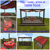 S*R.store 100% mesh Gazebo with Christmas table