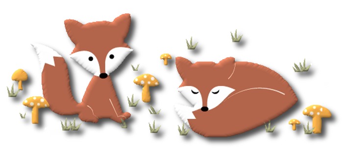 Kids Wall Decor - Foxes