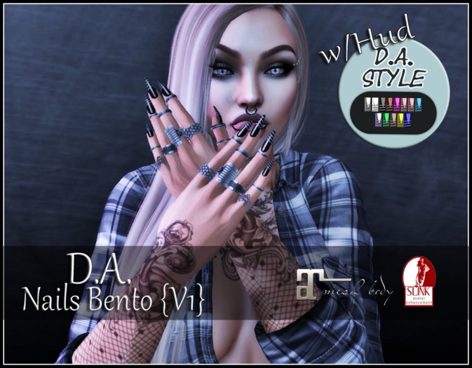 D.A. Nails Bento {V1} w/Hud Maitreya / Slink