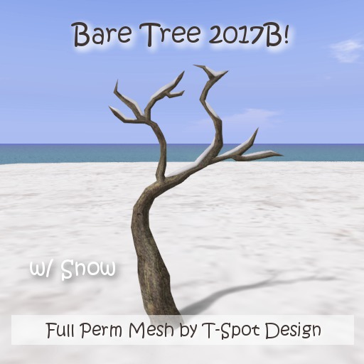 T-Spot Mesh - Bare Tree 2017B w/ Snow - LI=1.4