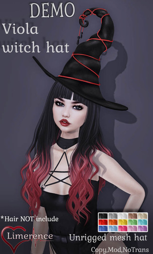 {Limerence} DEMO Viola Witch hat