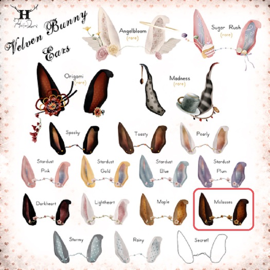 +Half-Deer+ Velven Bunny Ears (Molasses)