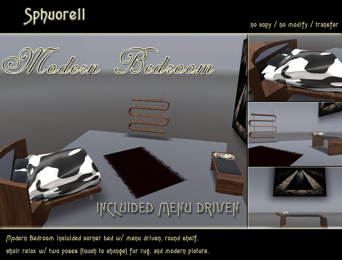 Box Modern Bedroom COPY PACK [[**]] Sphuorell [[**]]