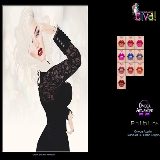 diva! Pin Up Lips - OMEGA