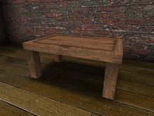 [COMIX]Retro Rustic Table #1 COPY/MOD (boxed)