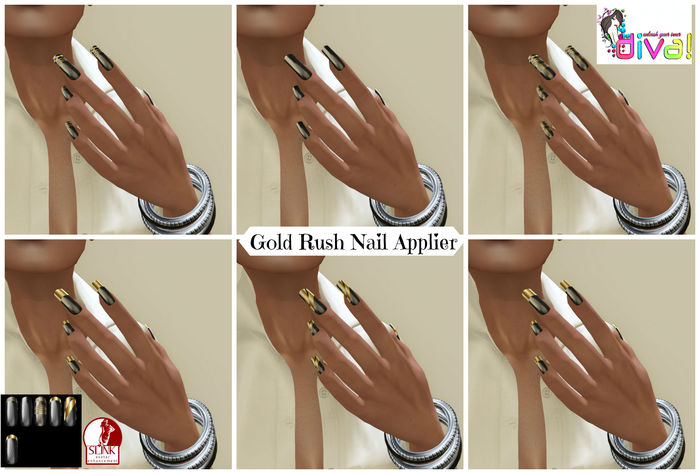 diva! Gold Rush Nails Applier