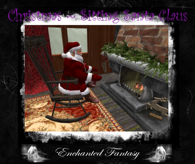Sitting Santa & Rocking Chair ~ Non Animated (Mesh & Sculpt)