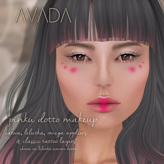 Avada~ Pinku dotto Makeup