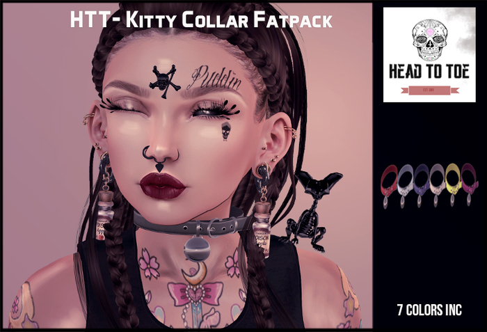 HTT Kitty Collars FATPACK