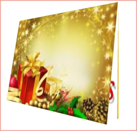 Christmas greeting card motif 2