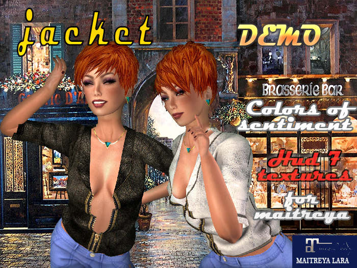 ~I.Z.~Leather Jacket /Maitreya/DEMO