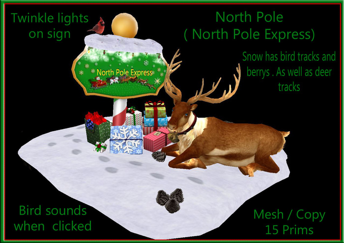 North pole North Pole Express Sign