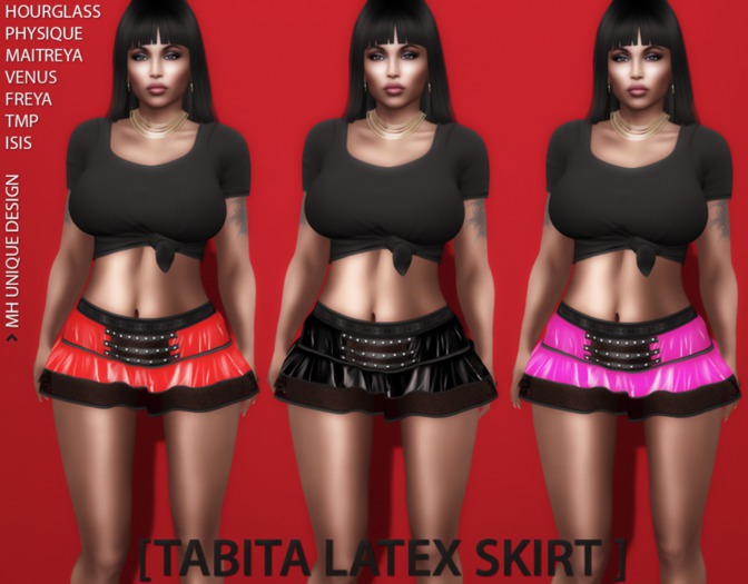 MH-Tabita Latex Skirt