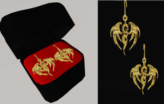 Dragon Ear Ring Set