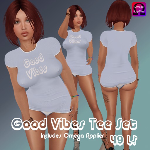 Good Vibes Tee W-Omega Applier