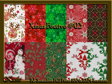 !Kushi! XmasFestive#03 Textures -WEAR TO UNPACK