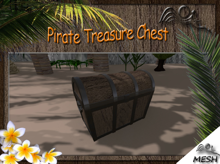 SF Mesh Caribbean Pirate Treasure chest