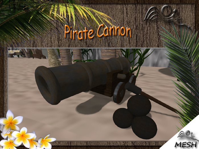 SF Mesh Caribbean Pirate Cannon