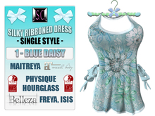 .:S.C:. Ribbon Dress - 1 - Blue Daisy