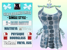 .:S.C:. Ribbon Dress - 2 - Blue Dotty