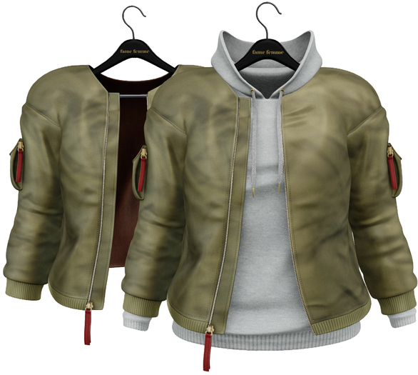 fame femme: Lusia Bomber - Ripe lemon