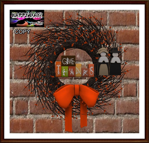 Thanksgiving - Pilgrim Wreath