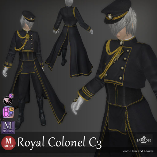 ::: B@R ::: Royal Colonel C3 (Bento Hem and Gloves)