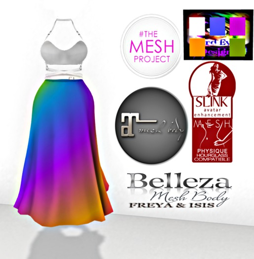 .::3RDEyeDesigns::. Tropical Dress W/ HUD