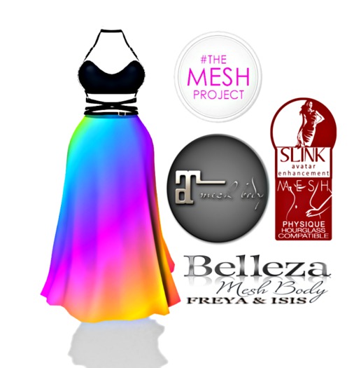 .::3RDEyeDesigns::. Black Tropics Dress