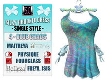 .:S.C:. Ribbon Dress - 4 - Blue Chaos